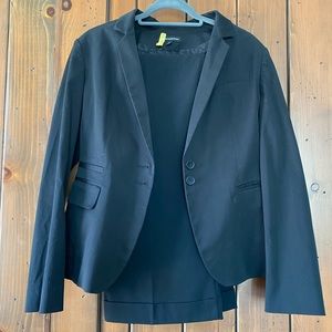 Black blazer and pant set